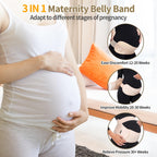 ChongErfei Maternity Belt, Pregnancy 3 in 1 Support Belt for Back/Pelvic/Hip