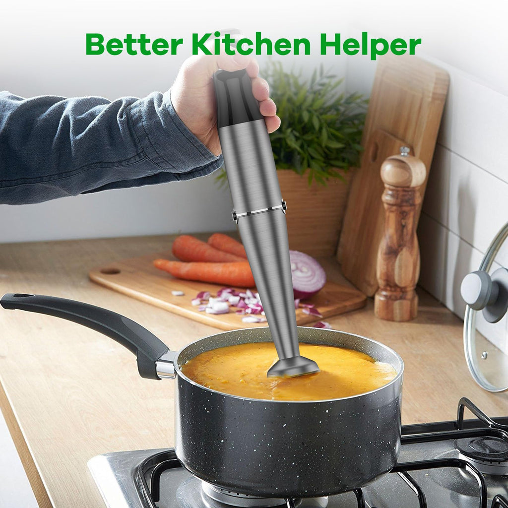 Immersion Blender Handheld Corded Hand Blenders Set 1100W, Trigger Variable