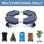 W B D WEIBIDA 2 Pack Plant Roller with Wheels Heavy Duty 440 Pounds,