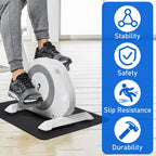 TOBWOLF Double-Sided Non-Slip Under Desk Elliptical Mat