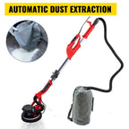 VEVOR Drywall Sander 850W Variable Speed 800-1750RPM LED Vacuum Bag