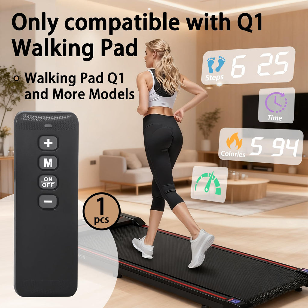 1-Pack Walking Pad Remote Control Replacement - Compatible with Walking Pad Q1