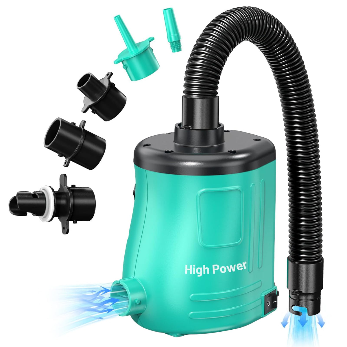 Elefor Massage Gun Deep Tissue,PercussioAir Mattress Pump for Balloons Pool