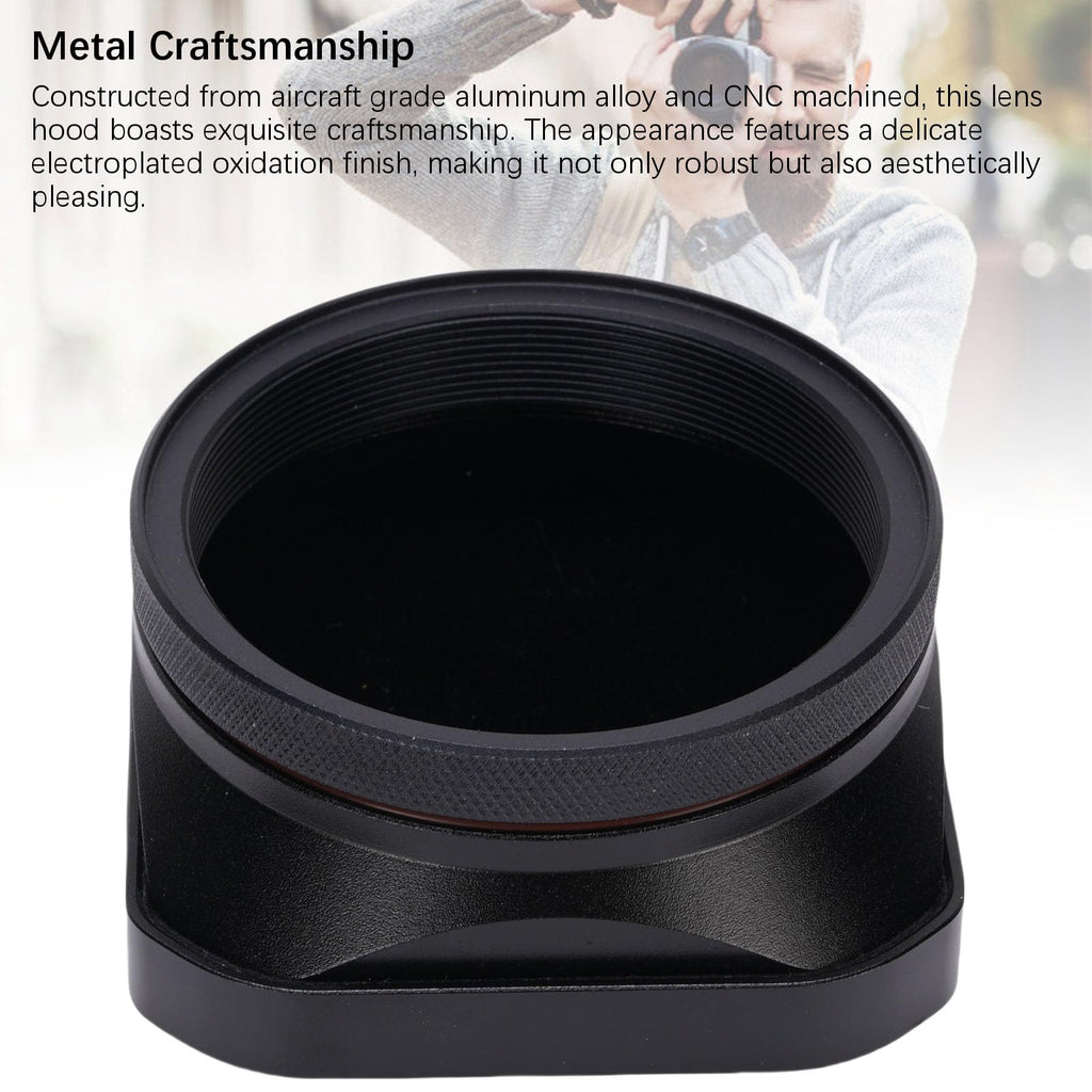 Bewinner Square Metal Lens Hood for X100VI X100V X100 Series, Camera Lens