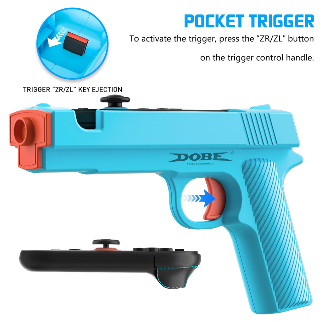 RHOTALL Shooting Game Hand Grips Compatible with Nintendo Switch 2, Shooting &