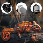 DOMICA 150W 2 Pack Reptile Heat Bulb, Beared Dragon Ceramic Heat Emitter, E26 No