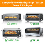 BRIKINTE 4 Pack Air Fryer Liners for Ninja Flip Toaster Oven & Air Fryer,