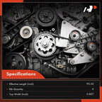 A-Premium Serpentine Belt 6-Rib 95.52 In
