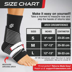Sleeve Stars Ankle Brace for Women & Men, Ankle Wrap for Sprain, Compression