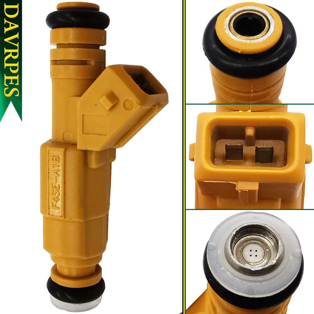 DAVRPES 4Pcs 0280155710 0280155700 Fuel Injectors 4 Holes Disc Engine Fuel Spray
