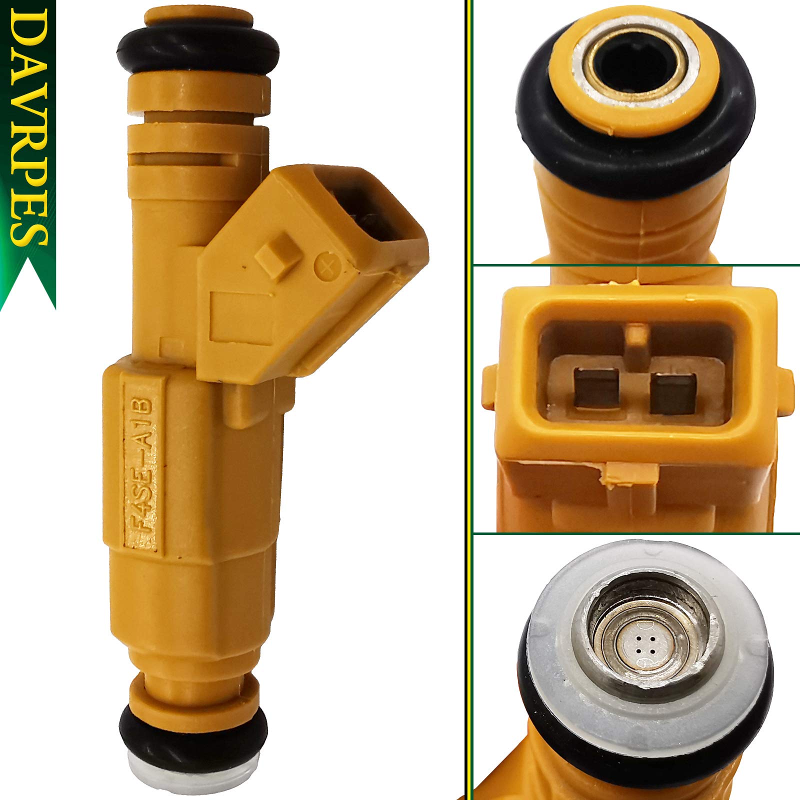 DAVRPES 4Pcs 0280155710 0280155700 Fuel Injectors 4 Holes Disc Engine Fuel Spray