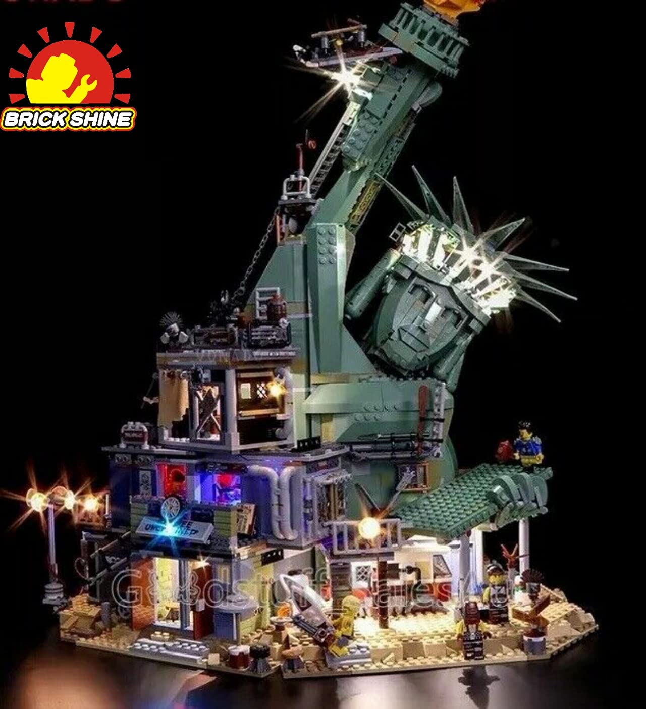 Light Kit for LEGO 70840 Welcome to Apocalypseburg (Model Set is not Included)