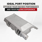 FGJQEFG Intake Manifold Aluminum Dual Plane Compatible with 1967-2003 Small