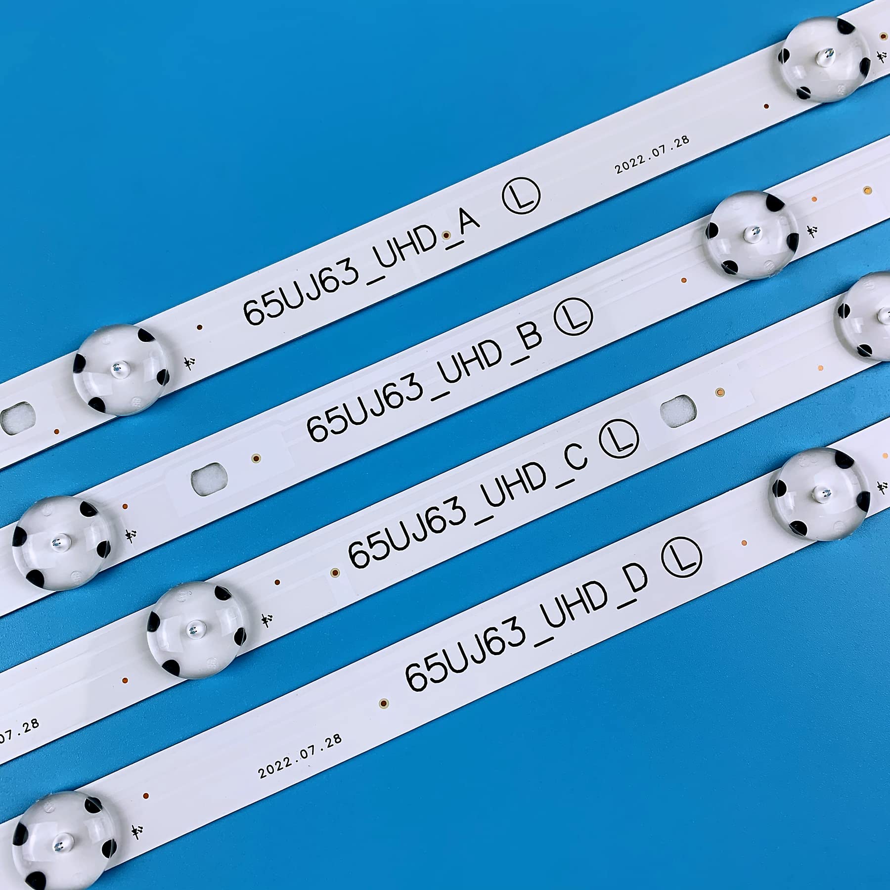 LG 65 Inch TV LED Backlight Strips 12 pcs 65UJ63 65UJ6300 65UJ6200 65UJ5500