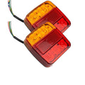 LED Waterproof Trailer Lights Kit Brake Tail Running License Lamp 12V RV Truck