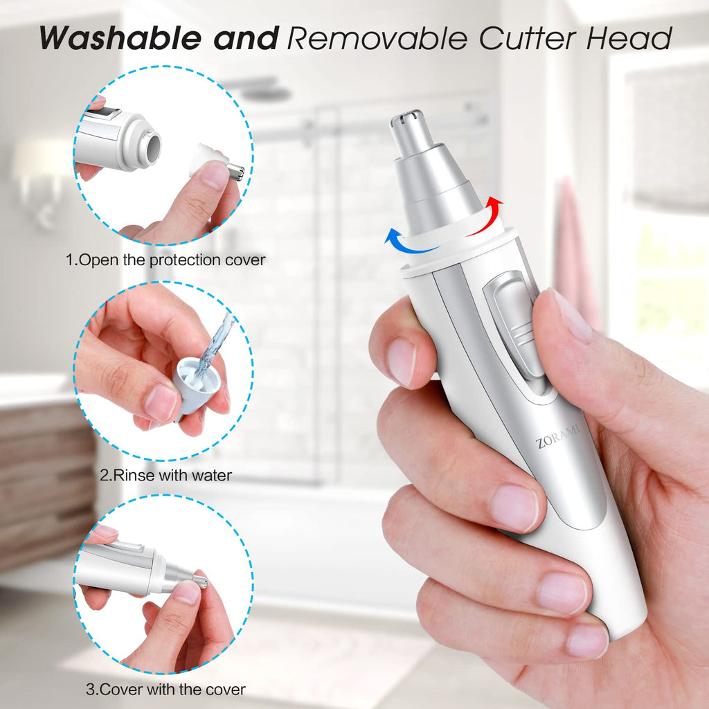 Ear and Nose Hair Trimmer Clipper - 2026 Professional Painless Eyebrow & Facial