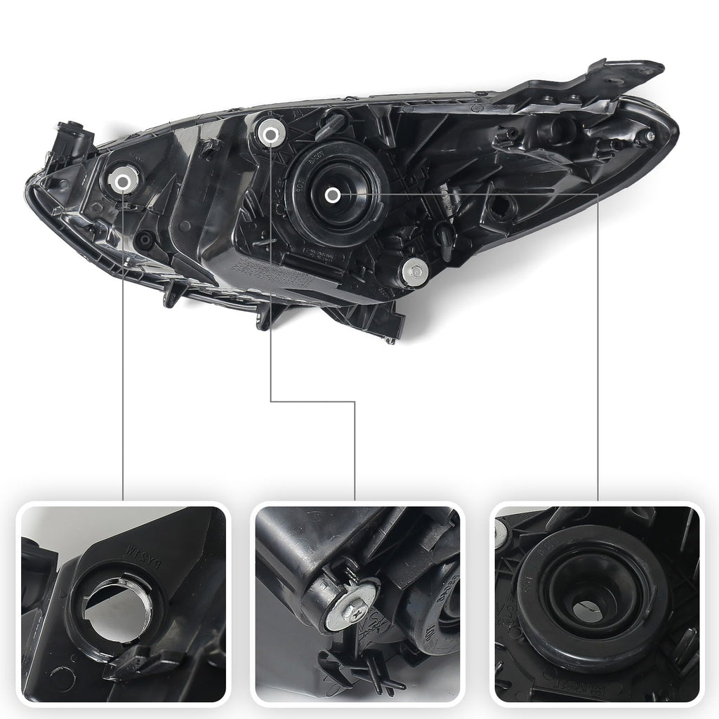 Huray Halogen Headlight Assembly for Mazda 2 2011 2012 2013 2014 RH Projector