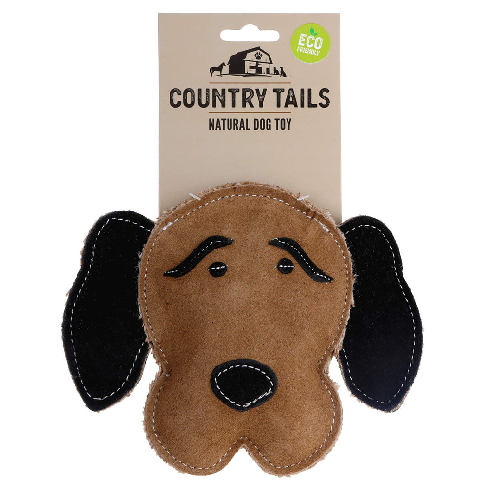 Country Tails - Brown Face Dog, Premium Dog Toy (CTD02)