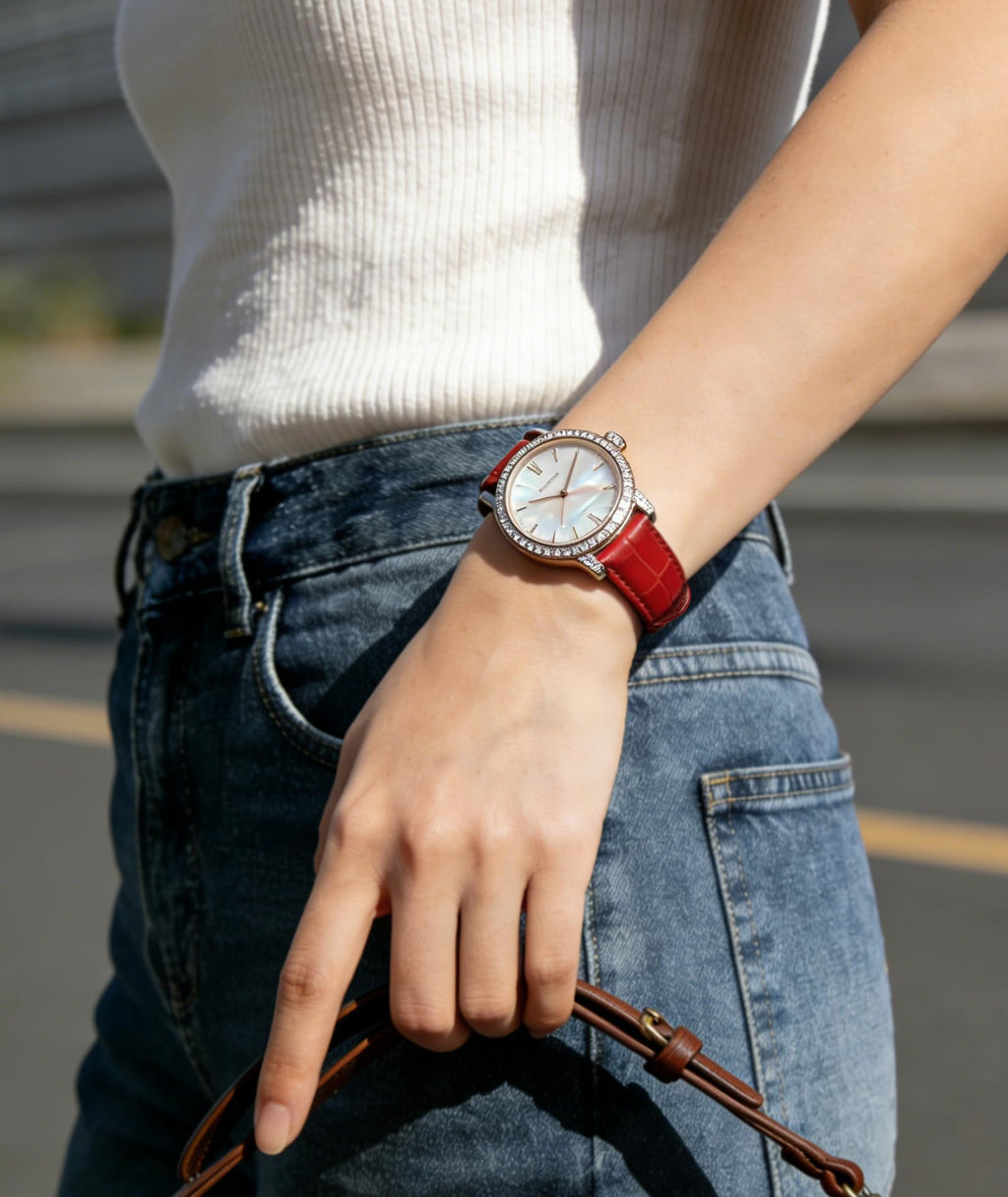 BINLUN Leather Watch Band Genuine Calfskin Replacement Watch Strap Quick Release