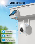 ARCCTV Solar Security Cameras Wireless Outdoor, 4MP 360° View Battery Powered