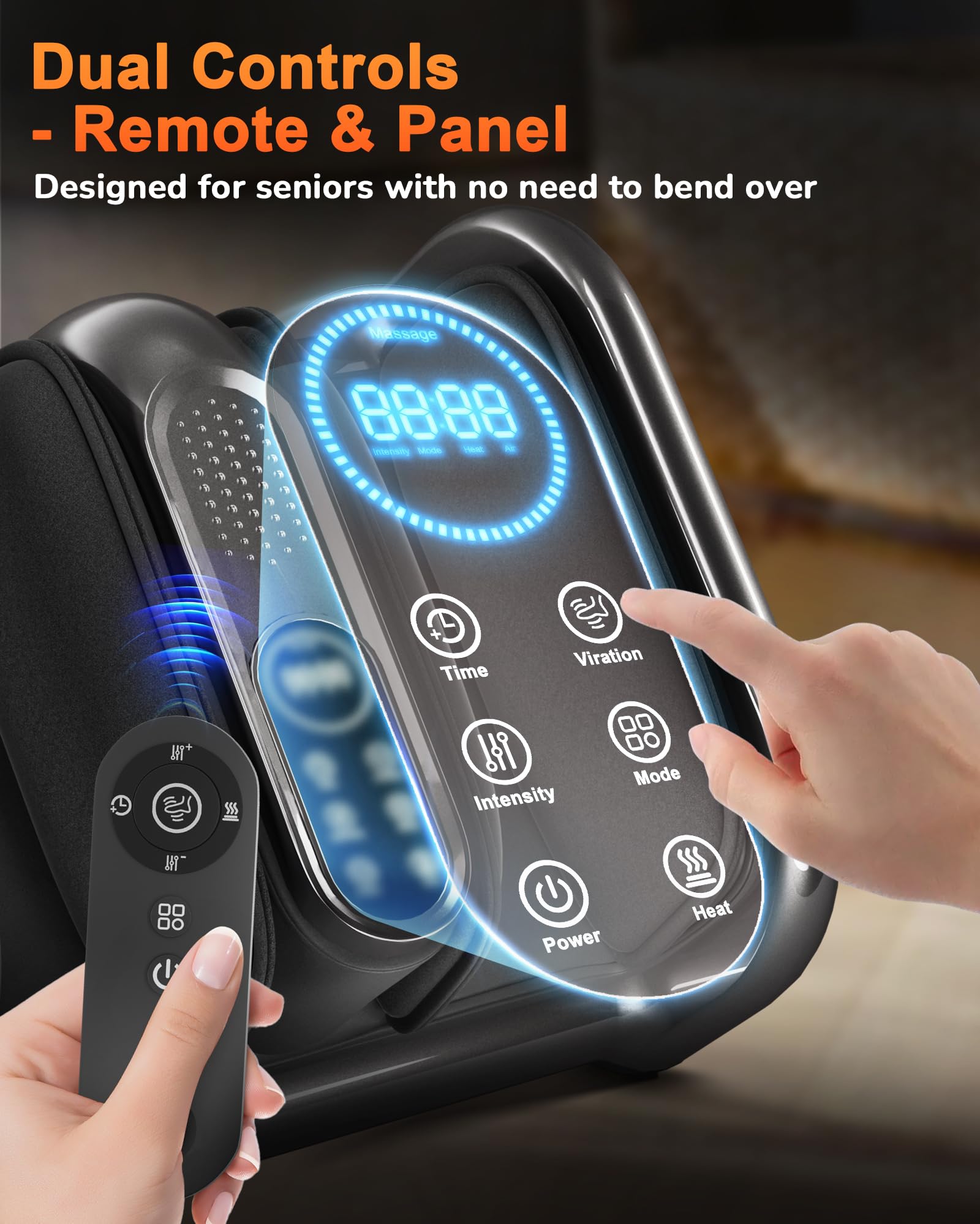 JZBRAIN Pro Foot Massager for Plantar Fasciitis & Neuropathy Relief with