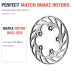 Brake Rotor Rear Disc for Suzuki 1997-2021 GSXR600 GSXR750, 2001-2016 GSXR1000,