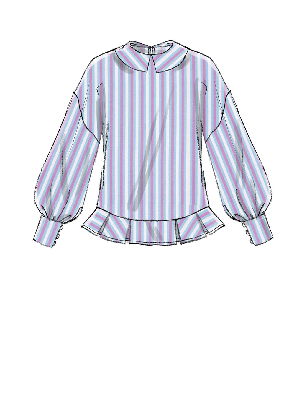 McCall's Patterns McCall's Women's Loose Fit Dropped Shoulder Shirt Sewing