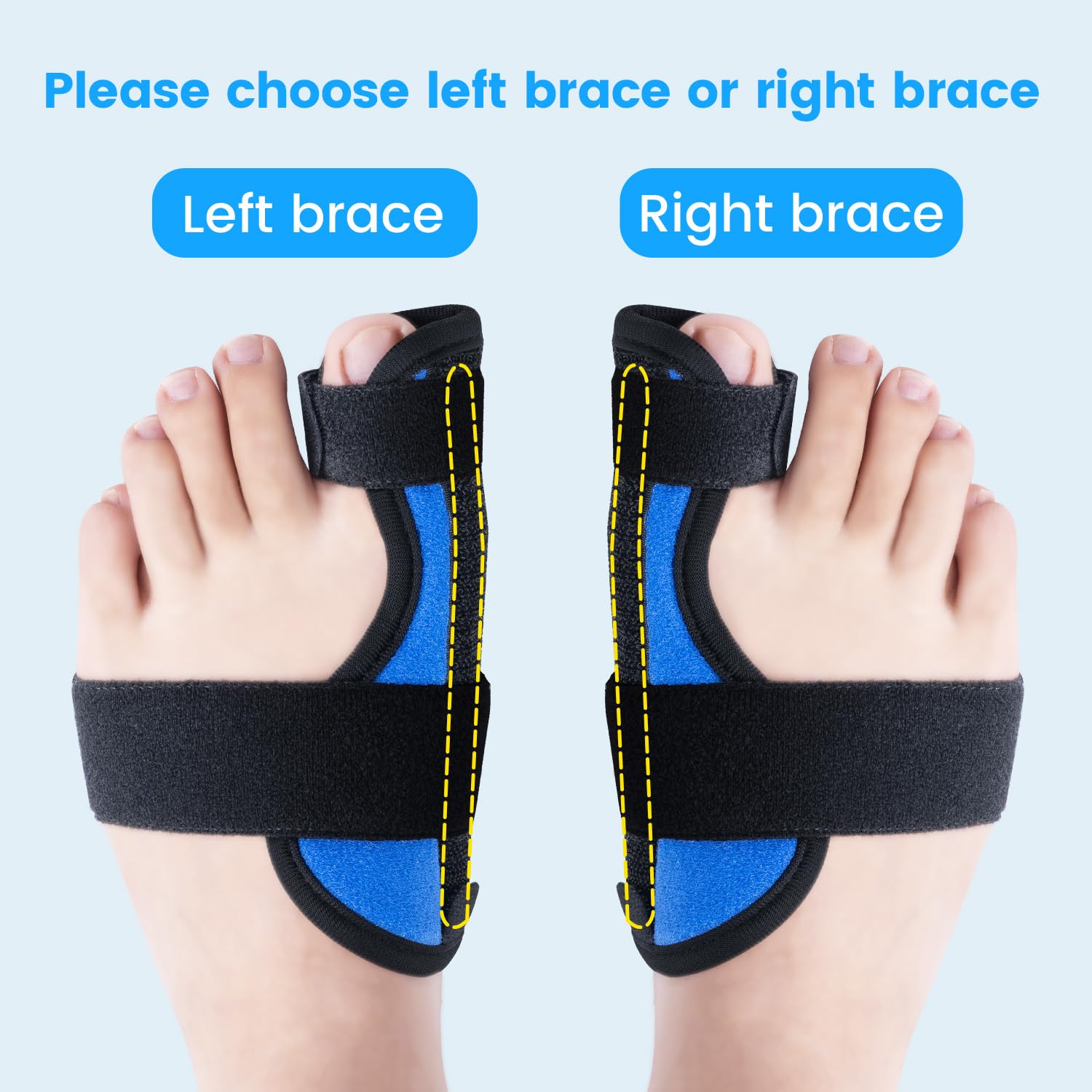 Big Toe Splint Brace for Men Women Broken Toe Support Corrector