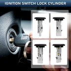 Ignition Switch Lock Cylinder with Pair Front Door Lock Cylinder and Key