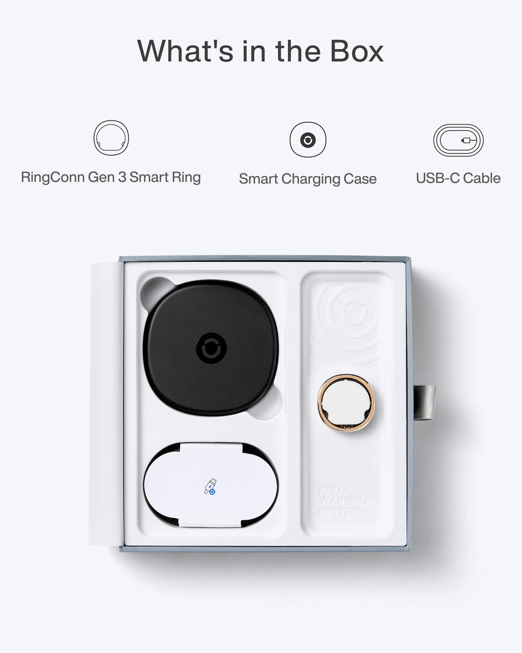 RingConn Gen 3, World’s First Smart Ring with Vascular Trends, No App