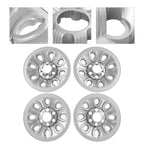 NTINGDE 4 Pcs Hub Caps 17" Hubcaps Wheel Covers Compatible with Chevrolet/GMC