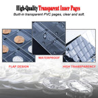 Intendvision Coin Album - 20 Pages, 360 Pockets Two Coin Size, Coin Collection