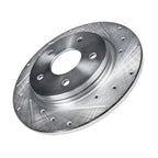 Detroit Axle - REAR Brake Kit for 2012-2018 Ford Focus Drilled & Slotted Disc