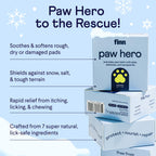 OPEN BOX - Finn Paw Hero Natural Dog Paw Balm | Winter Paw Protection from Snow,