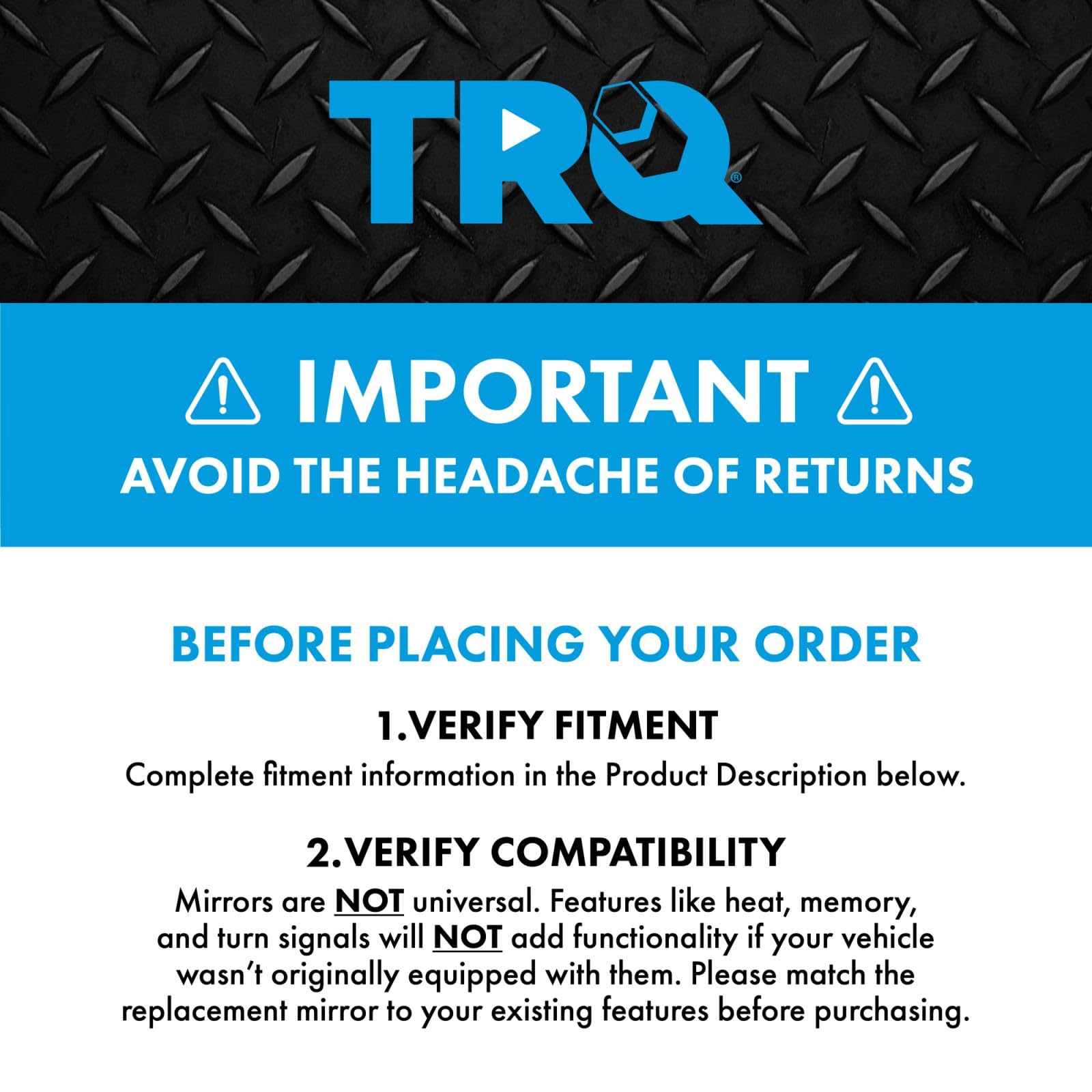 TRQ Driver Side Mirror Assembly Power Heated Turn Signal Blind Spot Paint to Match Compatible with 22-24 Hyundai Tucson SEL 22-24 Santa Cruz SEL 22-23 Santa Cruz SEL Premium 23-24 Santa Cruz Night