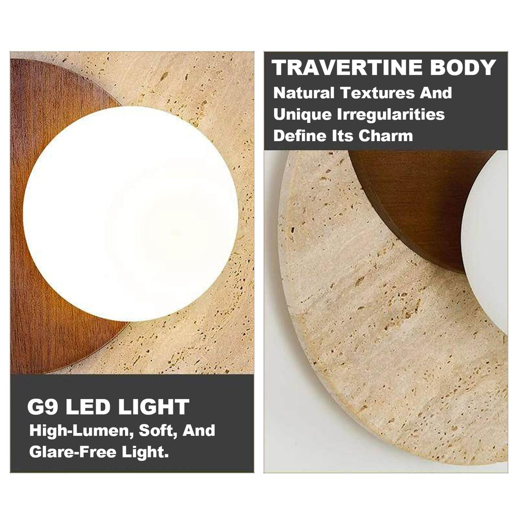 DZQWLL Marble Wall Lamp, Bathroom Vanity Light Fixtures, Wall Mount Lamp, Over