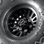 INJORA M2.5 Wheel Lock Nuts with Aluminum Cap for 1/18 RC Crawlers