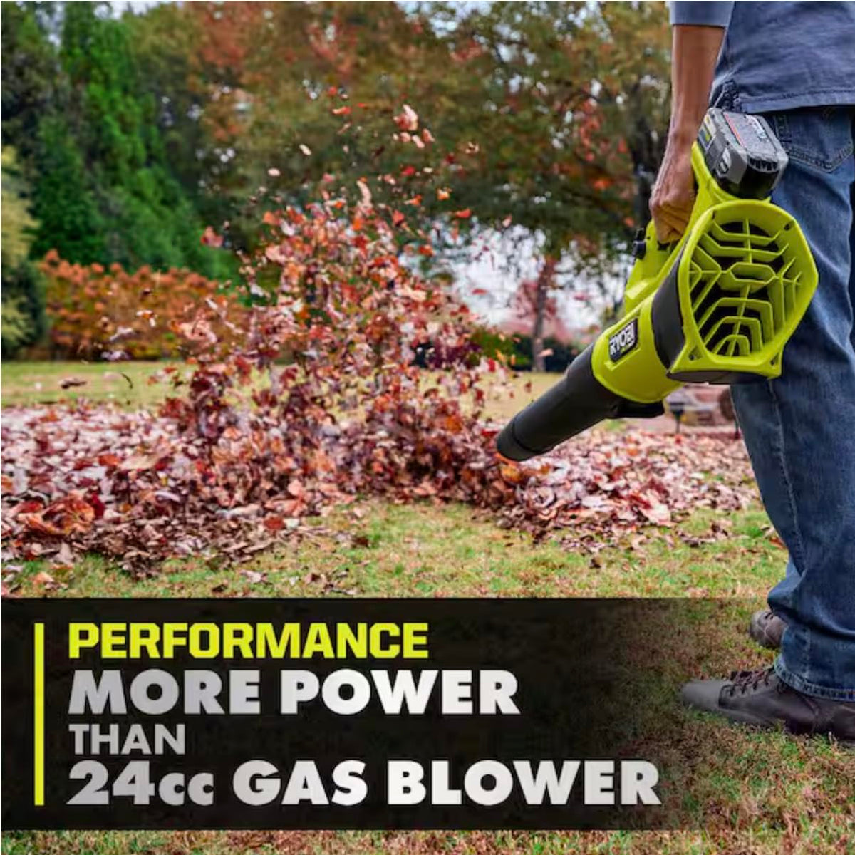 RYOBI ONEAND HP 18V BRUSHLESS Whisper Series 130 MPH 510 CFM Cordless Battery