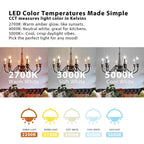 DAYBETTER E12 LED Bulb Dimmable, Chandelier Light Bulbs, Candelabra Light Bulbs