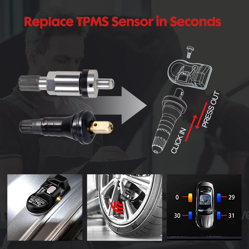 Autel TPMS Sensor MX-Sensor 315MHz+433MHz 2in1 TPS218 Tire Sensor Tire Pressure