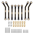 INJORA Black Brass High Clearance Chassis Links 39g Heavy Brass Links for FMS