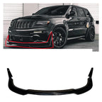 QAUEUUBK 5Pcs Car Front Bumper Lip Spiltter Compatible with Jeep Grand Cherokee