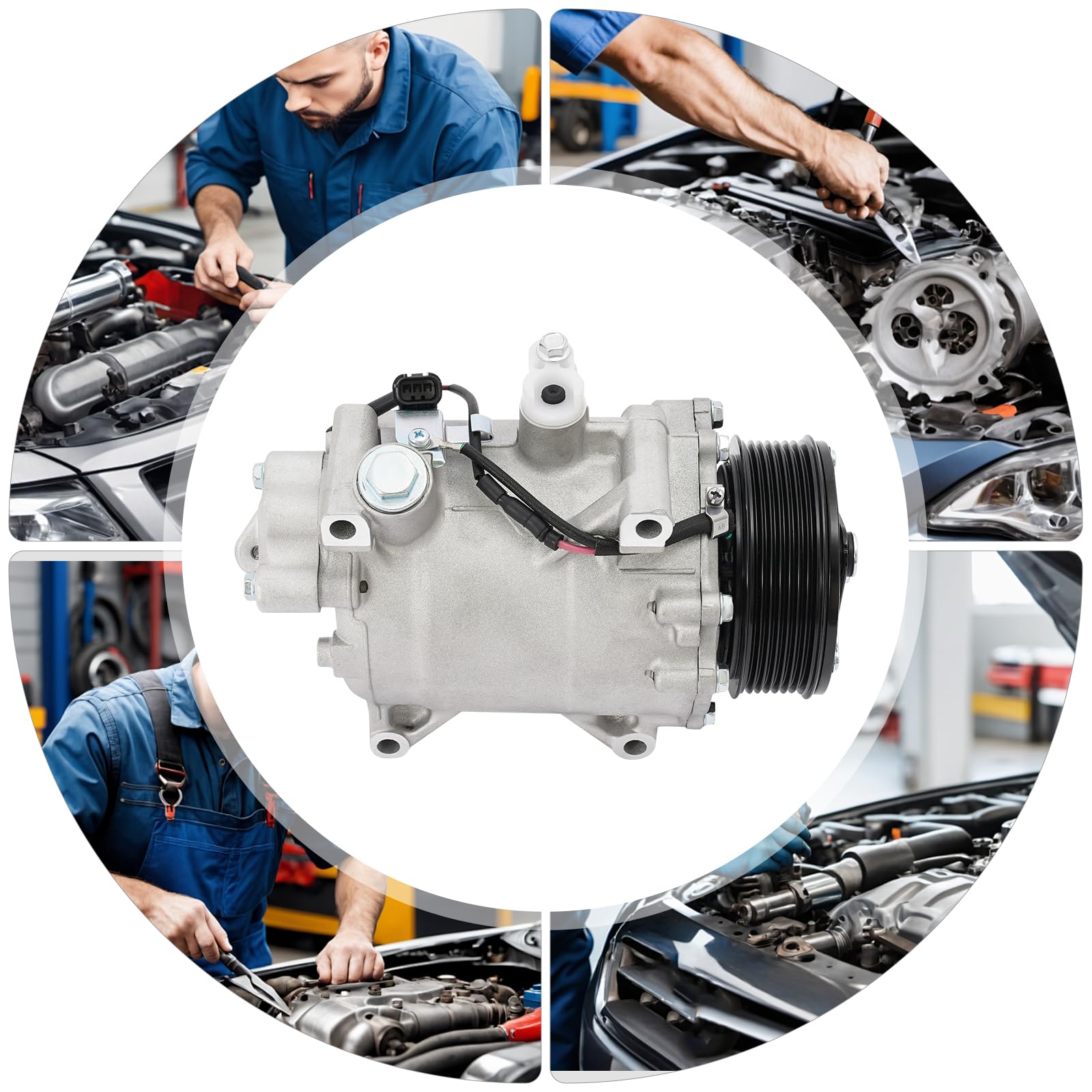 Jiabailie Air Conditioning Compressor for Honda CR-V 2.4L 2007-2015,for Acura