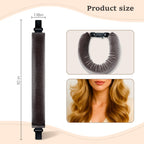 Heatless Hair Curler Set – 4PCS Velvet Overnight Blowout Rods for Heatless
