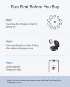 RingConn Gen 3, World’s First Smart Ring with Vascular Trends, No App