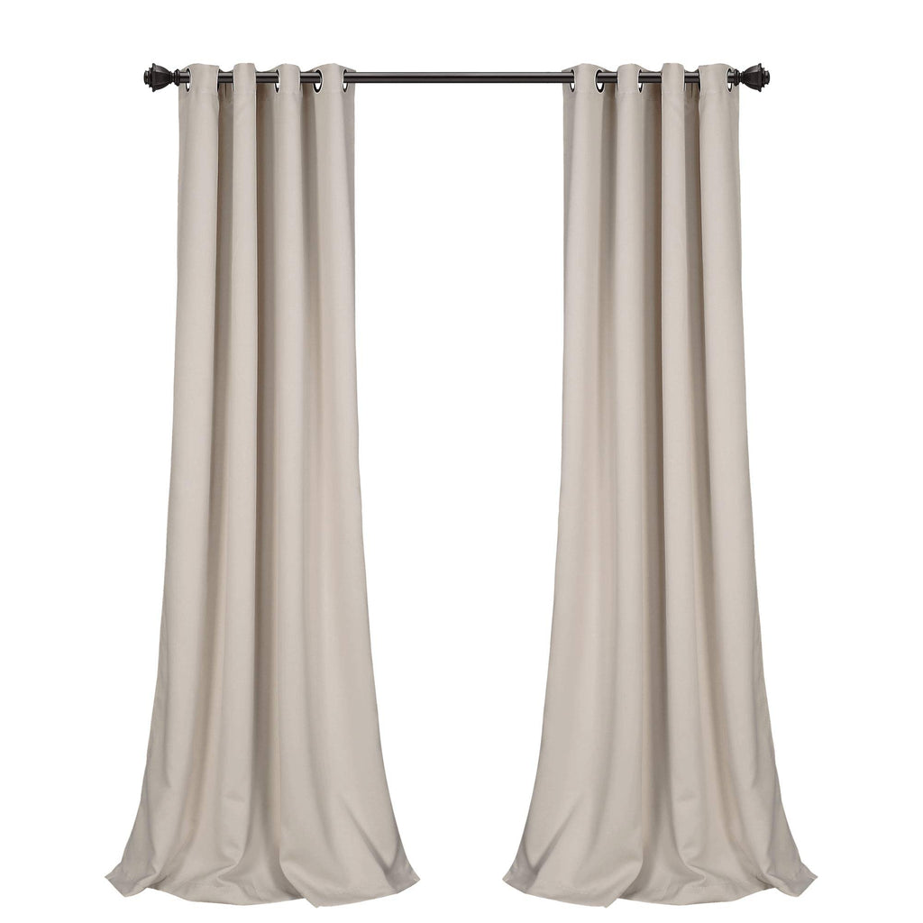 Lush Decor Insulated Grommet Blackout Window Curtain Panels, Pair, 52" W x 95"