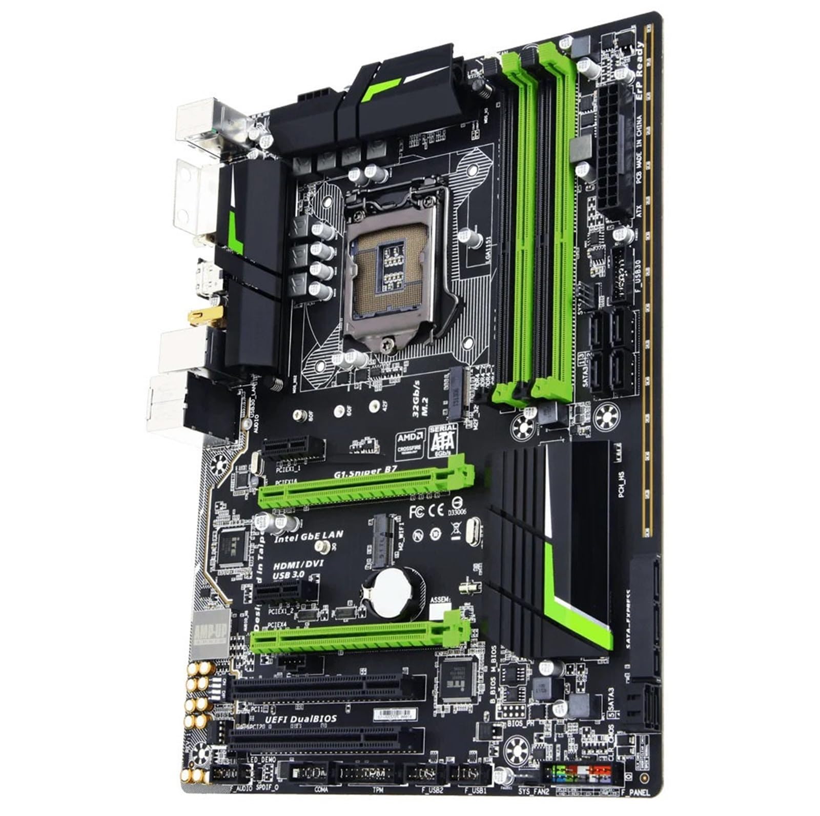 Gaming Motherboard Fit for Gigabyte Motherboard G1.Sniper B7 (Rev. 1.0) Supports