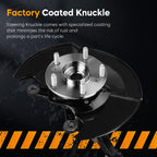 Front Steering Knuckle Hub Assembly Honda Civic 2006-2011 Pair 698-450/451
