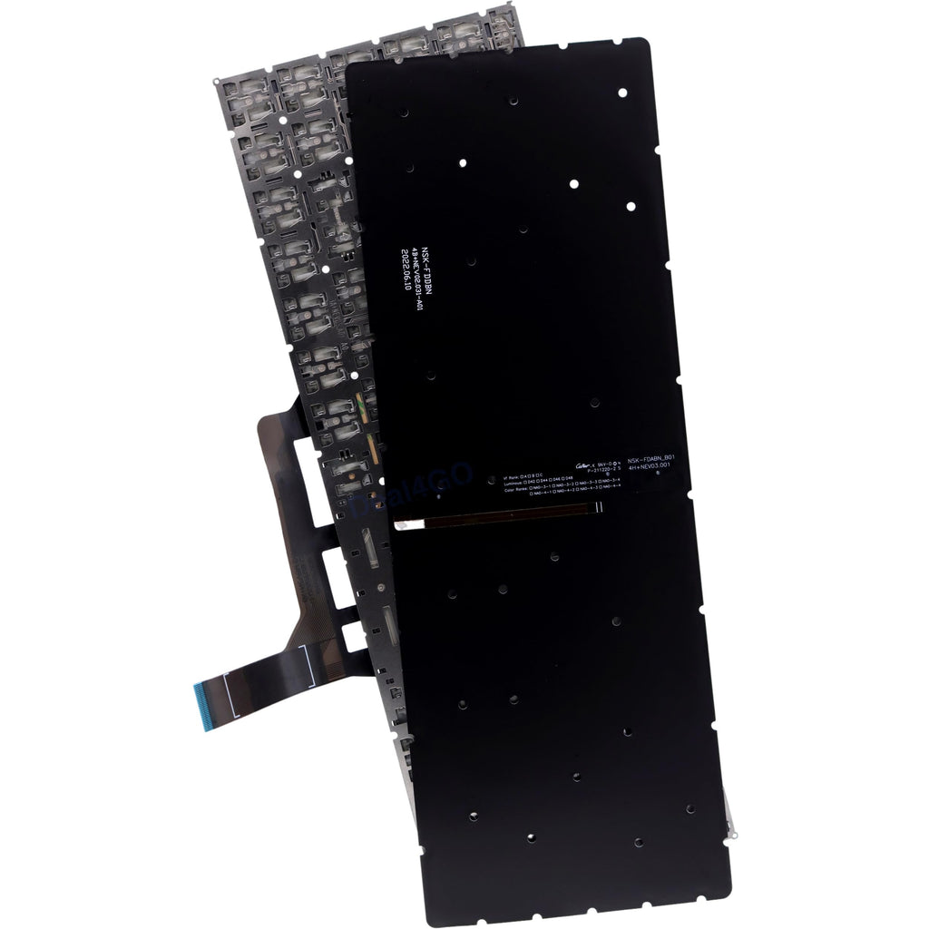 Deal4GO Backlit Keyboard MSI GF65 Thin 10UE-047 9SD Single Color LED Replacement