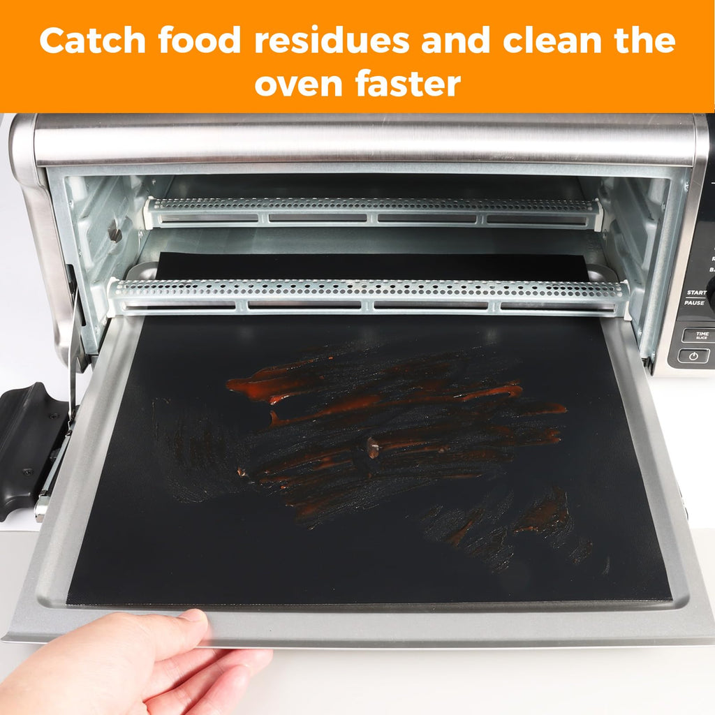 BRIKINTE 4 Pack Air Fryer Liners for Ninja Flip Toaster Oven & Air Fryer,